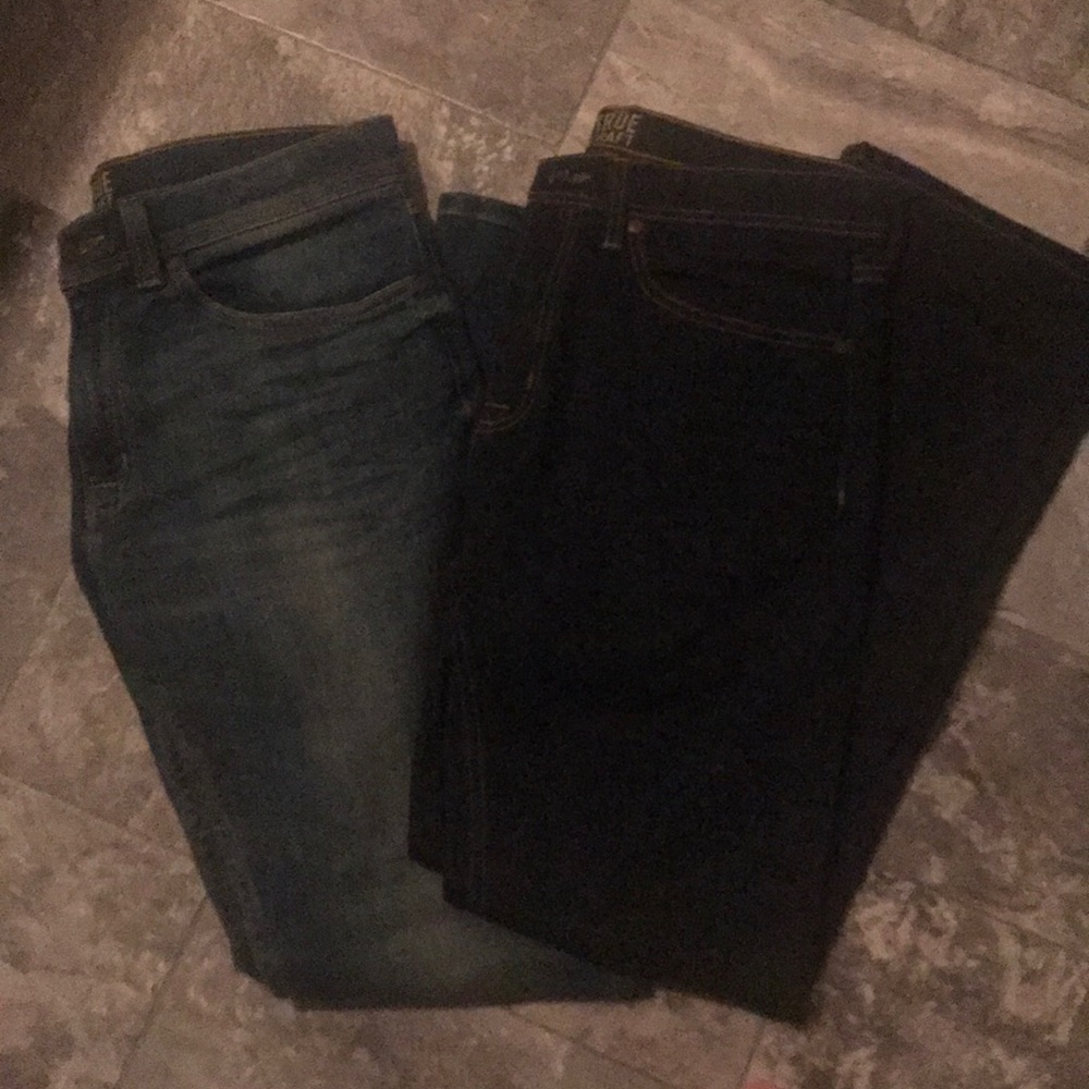 2 pair of True Craft jeans